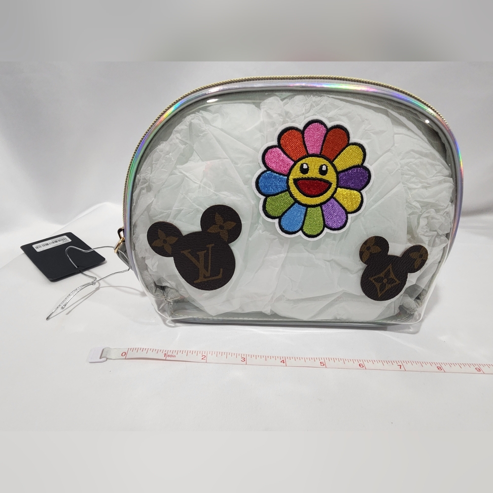 Louis Vuitton Mickey Marakami Holographic Silver Cosmetic Bag - Picture 11 of 11